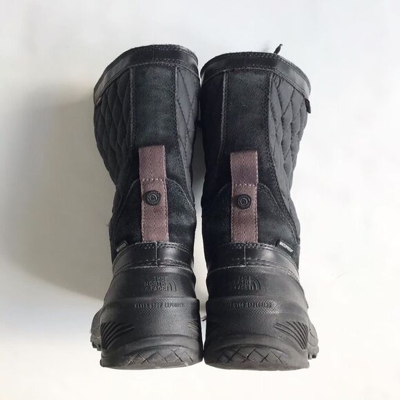 The North Face Girls Shellista waterproof boots GUC- wear on heels size 3 youth - Picture 7 of 10
